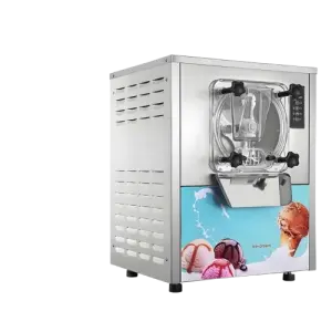 Stainless Steel Commercial 110v 220v Countertop Fruit Hard Ice Cream Maker Gelato Making Vending Machine
