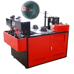 Stainless Steel Metallic Mesh Scourer Ball Automatic Dishwasher Scrubber Cutting Machine Home Making Machinery