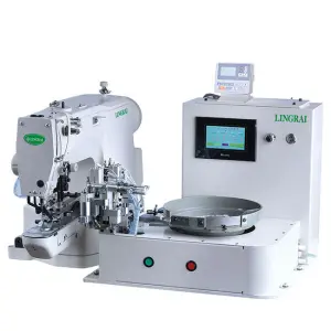LR 977-1903A/438D/1377D High Speed Drive Automatic Feed Electric bar Tacking/ Button Attaching Industrial Sewing Machine