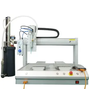 Fully Automatic Robot Epoxy Adhesive Dispensing Machine Desktop Double Track Dispensing Machine