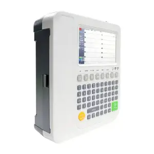 Portable 12-Lead ECG Machine Automatic Mode Liquid Crystal Display Manual Electric Power for Pathological Analysis Equipment