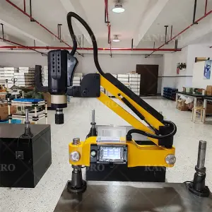 Automatic CNC Universal Drilling and Tapping Machine Servo Electric Nut Thread Tapping Arm Machine M16 M24 M30 M36 M64