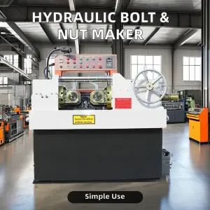 Full Automatic Hydraulic Rebar Thread Rolling Machine Bolt Making Machine for Construction Industries Nut Bolt Manufacturing