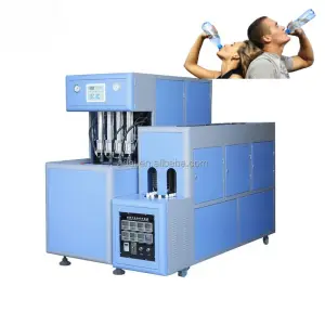2000 Bottle Semi-Automatic PET Bottle Blowing Machine 0.1-1.5 Liter Capacity for Beverage Mineral Water Production Per Hour
