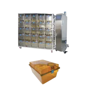 IVC Mouse Cage System PLC Animal Husbandry Equipment Individually Ventilated Cages for Lab Rat Rabbit Mice Guinea Pig