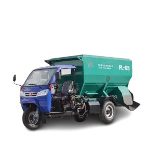 5 Cubic Three-Wheeled Bedding Material Spreader Vehicle Other Animal Husbandry Equipment with 1 Year Warranty