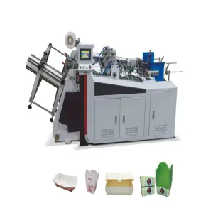 Automatic High Speed Lunch Box Making Machine for Fast Food Cartons