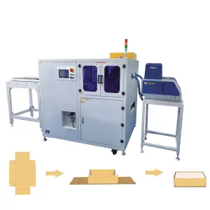 Folding Box Machines Automatic Box Case Carton Erecting Packing Machine