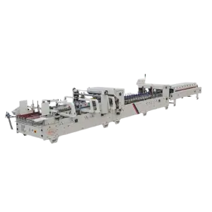 Folding Gluing Machine Rigid Box Corner Pasting Machine Automatic Gluing Box Machine