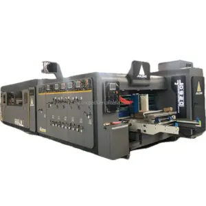 Automatic Small Corrugated Carton Box Printing Slotting Machine PLC Components Shipping Box Making Machine