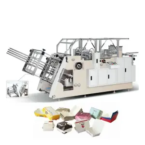RTZF800 Automatic PE Coated Paper Hamburger Box Forming Making Machine