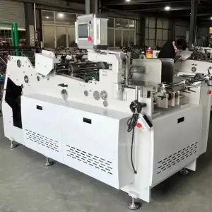 Carton Paper Box Making Forming Erecting Machine Cake Doner Food Lunch Packaging Box Making Machine
