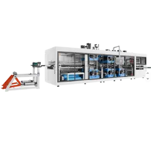 Full Automatic Plastic Cake Fruit Boxes Making Machine Egg Tray Clamshell Lunch Box Cup Lid Thermoforming Machine