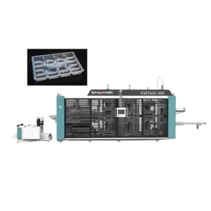 4 Stations or Multi Stations Forming Cake Box Plastic Thermoforming Machine