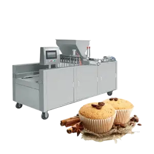 Automatic Muffin Line Madeleine Pastry Cake Making Machine