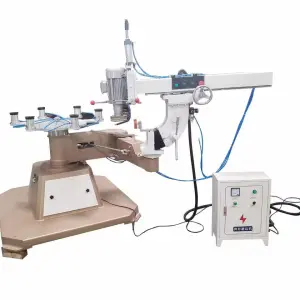 Automatic Profile Glass Processing Machinery Rounded Bevel Duckbill Edge Polishing Motor Glass Grinding Edge Polishing