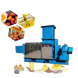 Commercial Carbon Steel Material Automatic 1-2t/h Palm Oil Press Machine Plant Palm Oil Presser