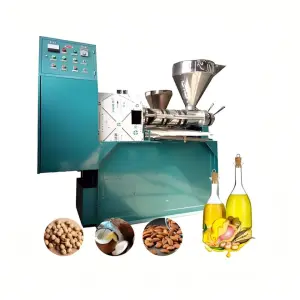 Large Capacity Oil Press Soybean Sunflower Coconut Oil Pressers Copra Palm Kernel Oil Extraction Machine Equipment