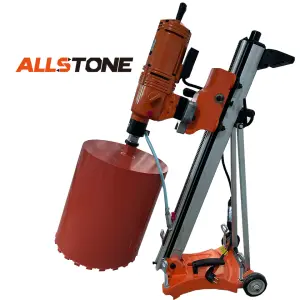 Reinforced Concrete Core Drill Machine 110/220V 50-60Hz 4200W 500mm Diamond Core Drill With Drill Stand