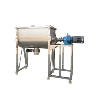 Paddle Substrate Mix Machine Ribbon Blender Dry Powder Mixer Industrial Horizontal Stainless Steel Ribbon Mixer 13000 L