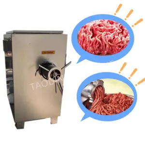 High-capacity Industrial Electric Frozen Meat Mincer Meat Grinder and Sausage Maker Mixer Beef Pork Meat Mincer Mincing Machine