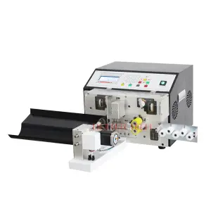 Automatic Electrical Wire Cable Cut Strip Crimping Twisting Tin Soldering Connector Inserting Machine
