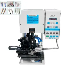 Automatic Pre-insulated Cable Lug Crimping and Stripping Machine for Tubular Terminal Ferrule