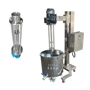 Stainless Steel Ice Cream High Speed High Shear Mixer Homogenizer for