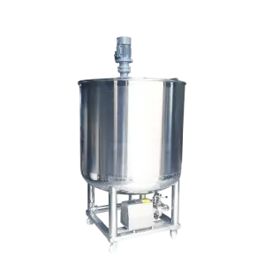 Steam Heated Ice Cream Mixing Tank With Agitator