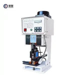 RIZI-2TI Electric Silent Power Terminal Crimping Machine With In-Line Molds Automatic Wire Terminal Crimping Machine for Cable