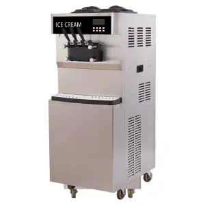 Soft Ice Cream Machine With Pasteurizer Momoyo Soft Serve Ice Cream Machine Automatic Food Truck With Soft Ice Cream Machine
