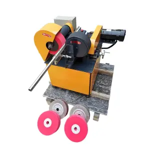 Automatic Metal Centerless Cylindrical Round Tube Pipe Polishing Machine Good