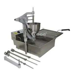 Commercial Donut Baking Machine Automatic Donut Ball Machine Manual Breakwater Donut Machine for Food Cart