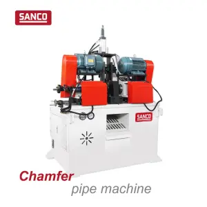 Single Double Head Pipe Tube bar End Automatic Hydraulic Pneumatic Chamfering Bevel Machine