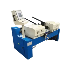 Pneumatic Automatic Feeding Double Head Chamfering Machines for Metal Stainless Steel Round Rod bar Pipe Tubee