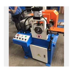 High Speed Pneumatic Cnc Automatic Metal Aluminium Stainless Steel Round Pipe Pneumatic Round Pipe Chamfering Machine