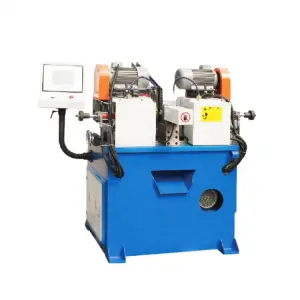T0925 Double Head Chamfering Machine Designed for Short Length Small OD Single Head Pneumatic Round Pipe Rod Bar Chamfering