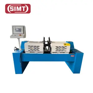 50 Double Head Hydraulic Pneumatic Chamfering Machine Fully Automatic Stainless Steel Metal Pipe Flat Head Chamfering Machine