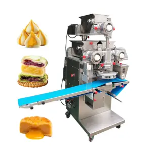 Automatic Food Maamoul Mochi Tamale Encrust Stuffing Equipment Machine Churro Kibbeh Machine for