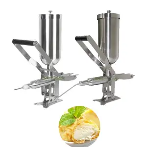 Commercial Spanish Donuts Churros Filler 304 Stainless Steel 5L Manual Churros Filling Machine With 3 Nozzles