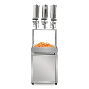 Stainless Steel Snack Machines Electric Vertical Spanish Churros Maker Making Machine With Fryer