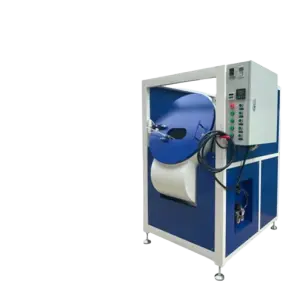 Automatic Roller Drum Barrel Rotary Spray Painting Coating Machine for Eyelet Screw Beads Rivet Zipper Head Buttons Wooden Toys