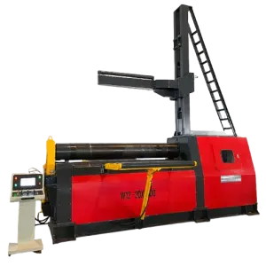 4-Roller CNC Tube & Sheet Metal Rolling Machine 20*2500 Rolling Capacity Stainless Steel Carbon Steel Plate Bending