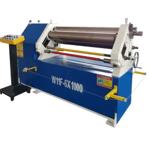 W12 25*4000mm Automatic Hydraulic CNC Controller 4 Roller Sheet Rolling Machine for Aluminum & Stainless Steel