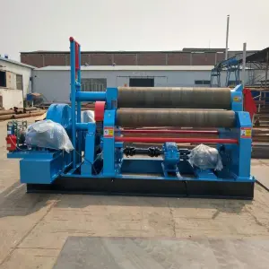 Professional 2500mm Automatic Roll Bending Roller Plate Rolling Machine for Carbon Steel Materials