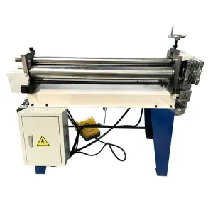 1.5x1530mm Industrial Manual Electric Rolling Machine for Stainless Steel Carbon Steel & Aluminum Plate Coiling Bending