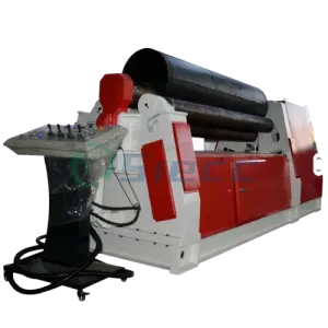 W12 NC Series Automatic CNC Hydraulic 4-Roll Plate Roller for Aluminium Sheet Rolling Also Carbon Steel PVC-Roll Bender Machine
