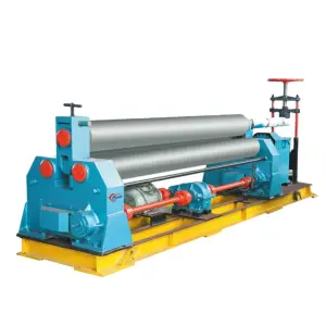 W12 6/3000 Automatic Rolling Machine with 4 Stainless Steel Rollers for Carbon Steel and Aluminum Processing
