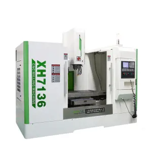 Mini Big Table Cnc Mill Xk7136 Precision Taiwan Spindle Linear Guideway Cnc Metal Milling Machine