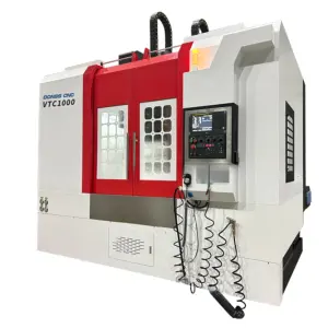 VTC1000 Vertical Cnc Milling Lathe High Accuracy Low Speed and High Torque Milling Machine
